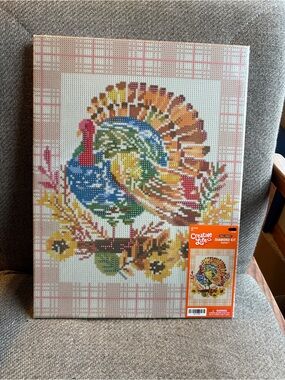 Turkey Mosaic Decor Diamond Art - Multicolor Thanksgiving Fall